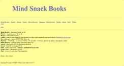 Desktop Screenshot of mindsnackbooks.com