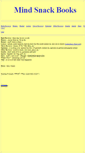 Mobile Screenshot of mindsnackbooks.com