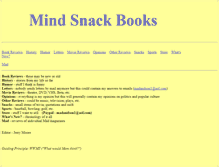 Tablet Screenshot of mindsnackbooks.com